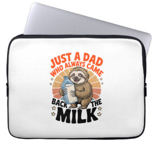 vaderdag shirt met luiaard laptop sleeve