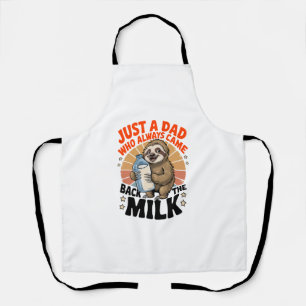 vaderdag shirt met luiaard schort