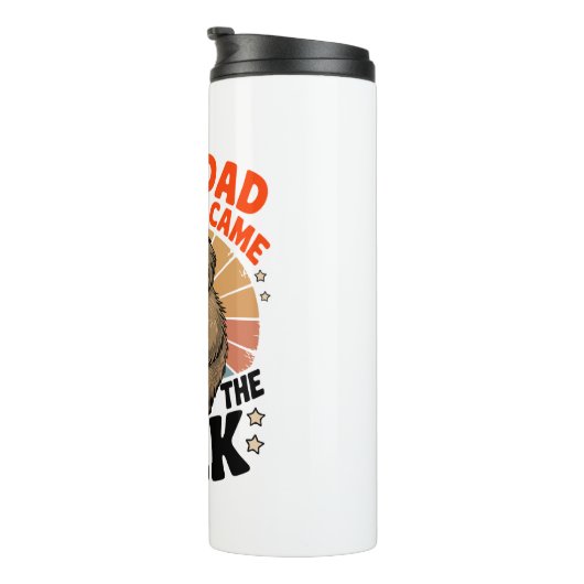 vaderdag shirt met luiaard thermosbeker (Geroteerd rechts)