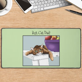 Vaderdag Sinaasappel Tabby Cat Bureaumat