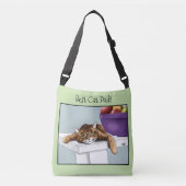 Vaderdag Sinaasappel Tabby Cat Crossbody Tas (Voorkant)