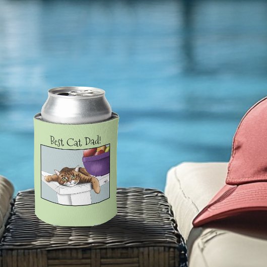 Vaderdag Sinaasappel TabbyCat Blikjeskoeler