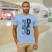 Vaderdag "Softbal Vader" T-shirt