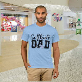 Vaderdag "Softball Dad" T-shirt