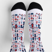 Vaderdag Sokken - Stijlvolle pictogrammen en geree (Top)