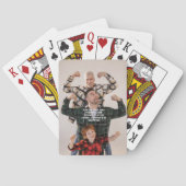 Vaderdag speelkaarten - Custom Photo Poker (Achterkant)