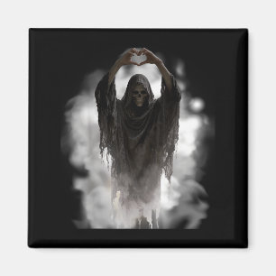 Vaderdag spook hart handen horror eng gezicht magneet