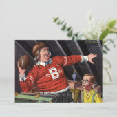 Vaderdag, sport Football Papa en zoon Kaart (Staand voorkant)