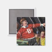 Vaderdag, sport Football Papa en zoon Magneet (Voorkant / Achterkant)