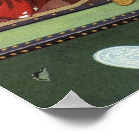  Vaderdag, sport Football Papa en zoon Poster (Hoek)