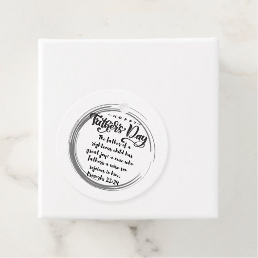 Vaderdag Spreuken 23:24 Bedankjes Labels (In situ)