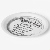 Vaderdag Spreuken 23:24 Papieren Bordje (Gekanteld)