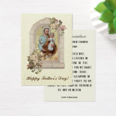 Vaderdag St. Joseph Herdenking Heilige Kaarten Visitekaartje (Bureau)