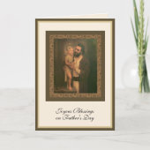 Vaderdag St. Jozef met kind Jezus Kaart (Voorkant)