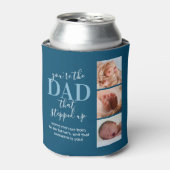 Vaderdag Stap dad 6 Foto Blikjeskoeler (Blikje Voorkant)