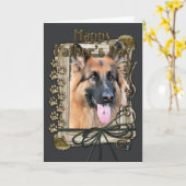 Vaderdag - Steenpoten - Duitse herder - Kans Kaart (Gele Bloem)