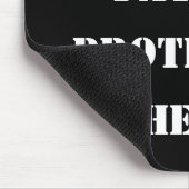 Vaderdag stencil echtgenoot vader beschermer held muismat (Hoek)