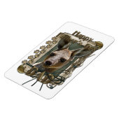 Vaderdag - Stenen poten - Kangoeroe Magneet (Linkerzijde)