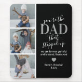 Vaderdag Step dad Photo Muismat (Voorkant)