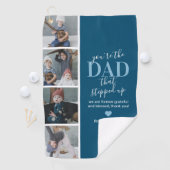 Vaderdag Stepdad Foto Golfhanddoek (Insitu)