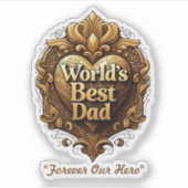 "Vaderdag Ster" Sticker (Voorkant)