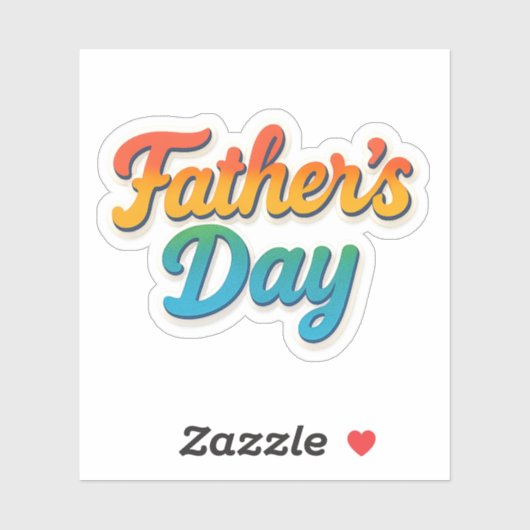 Vaderdag Sticker (Vel)