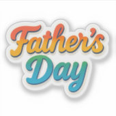 Vaderdag Sticker (Voorkant)