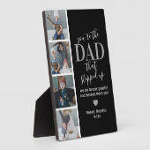 Vaderdag Stiefvader Foto Plaquette Fotoplaat (Zijkant)
