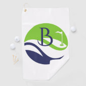 Vaderdag Stijlvolle Golf Fairway Monogram Golf Golfhanddoek (Insitu)