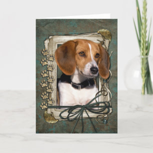 Vaderdag - Stone Paws - Beagle Kaart