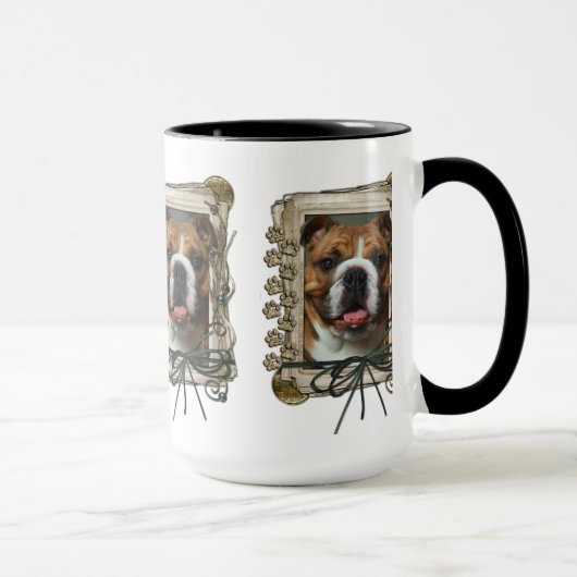 Vaderdag - Stone Paws - Bulldog Mok (Rechts)
