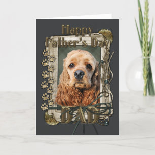 Vaderdag - Stone Paws - Cocker Spaniel Kaart