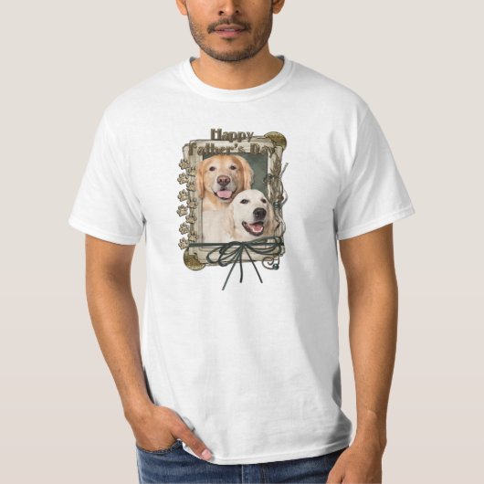 Vaderdag - Stone Paws Goldens Corona en Tebow T-shirt (Voorkant)