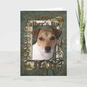 Vaderdag - Stone Paws - Jack Russell Kaart