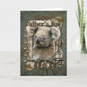 Vaderdag - Stone Paws - Koala Kaart