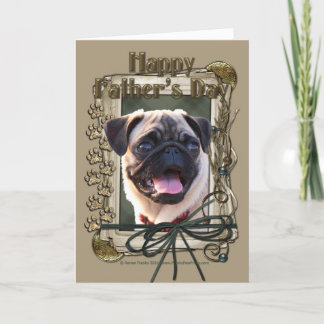 Vaderdag - Stone Paws - Pug Kaart