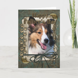 Vaderdag - Stone Paws - Sheltie Kaart