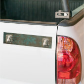 Vaderdag - Stone Paws - Westie Bumpersticker (Op Truck)