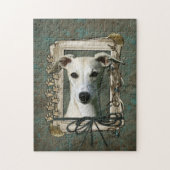 Vaderdag - Stone Paws - Whippet Legpuzzel (Verticaal)