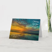 Vaderdag Strand Oceaan Zonsondergang Groet Kaart (Voorkant)