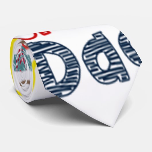 vaderdag stropdas (Opgerold)