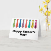 Vaderdag Stropdas Card Kaart (Gele Bloem)