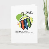 Vaderdag Stropdassen Kaart (Voorkant)