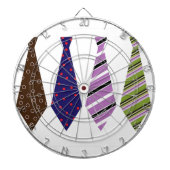Vaderdag Stropdassen Mod Stijlvol Classy Dartbord (Voorkant)