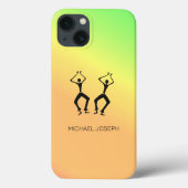 Vaderdag Sunset Kleuren Silhouet Dansers Case-Mate iPhone Case (Achterkant)