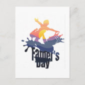 Vaderdag - Sunset Wave Ride Briefkaart (Voorkant)