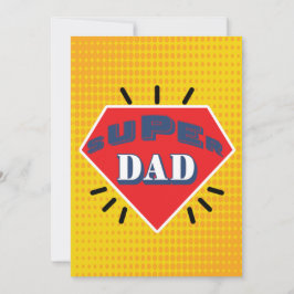 Vaderdag Super Dad Aangepast bericht Feestdagenkaart