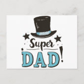 Vaderdag - Super Dad Celebration Briefkaart (Voorkant)