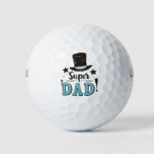 Vaderdag - Super Dad Celebration Golfballen (Voorkant)