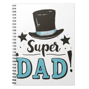 Vaderdag - Super Dad Celebration Notitieboek